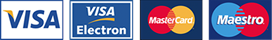 VISA, VISA Electron, MasterCard, Maestro